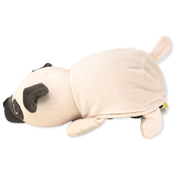 peluche de pug beige