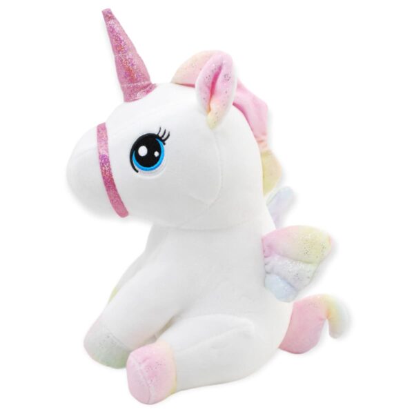 Unicornio de peluche blanco 2