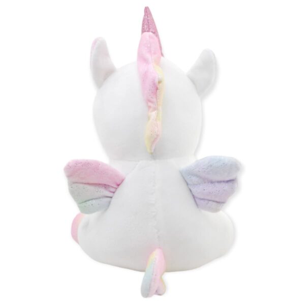 Unicornio de peluche blanco 3