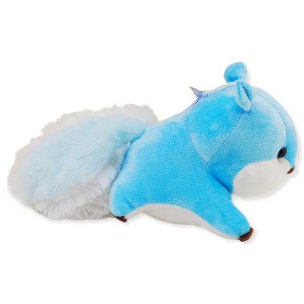 ardilla de peluche azul 4