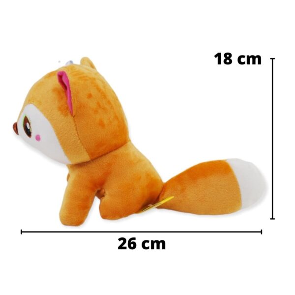 ardilla de peluche naranja 2