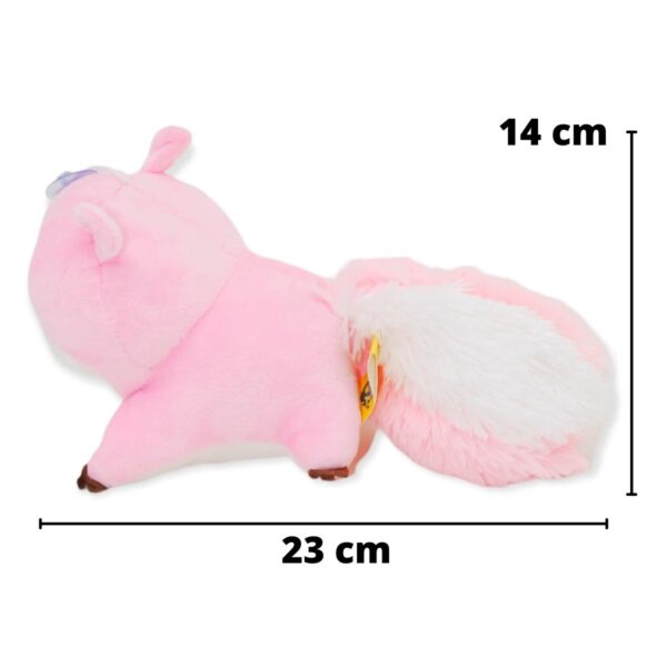 ardilla de peluche rosa 2