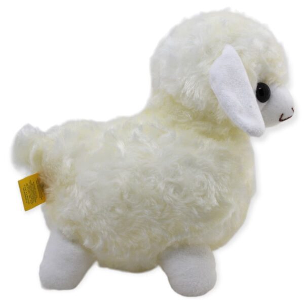 borrego de peluche de lado