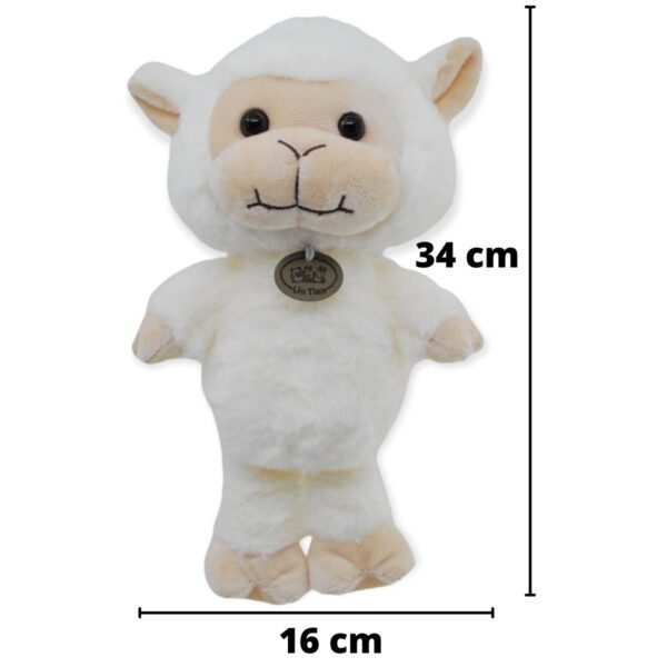 borrego de peluche parado medidas