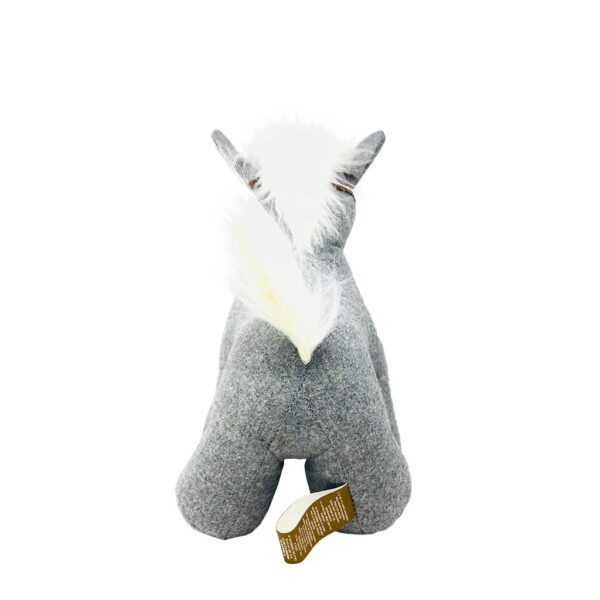 caballo de peluche gris 4