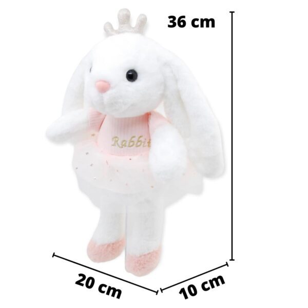 coneja de peluche blanca 2