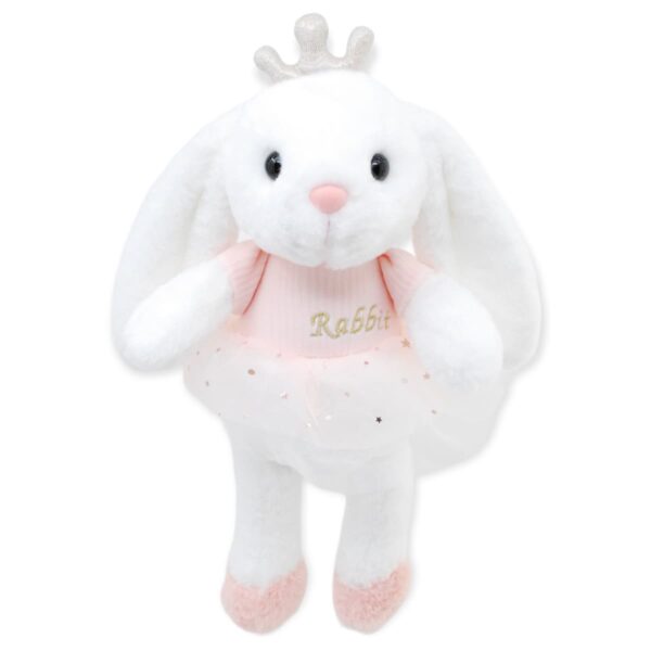 coneja de peluche blanca