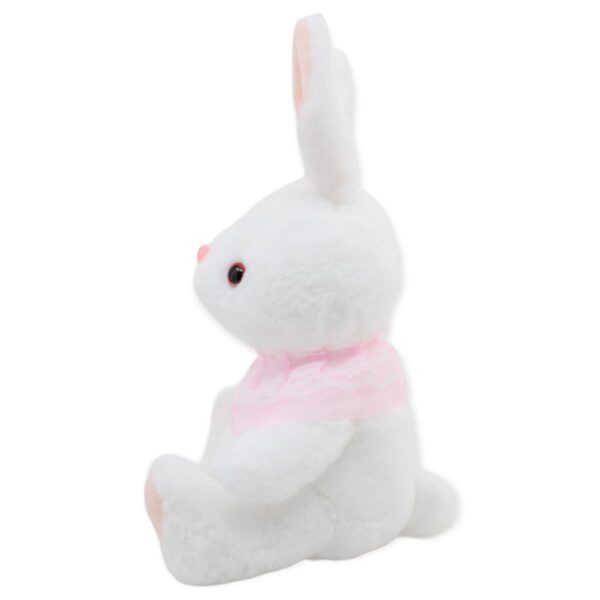 coneja de peluche blanca playera rosa 3