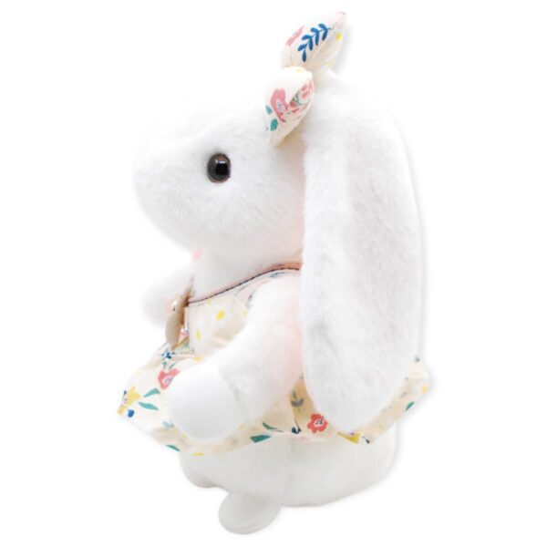 coneja de peluche con vestido floral 3