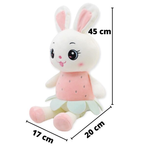 coneja de peluche playera fresa 2