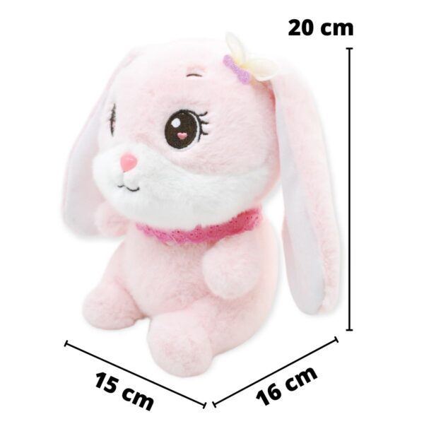 coneja de peluche rosa 2