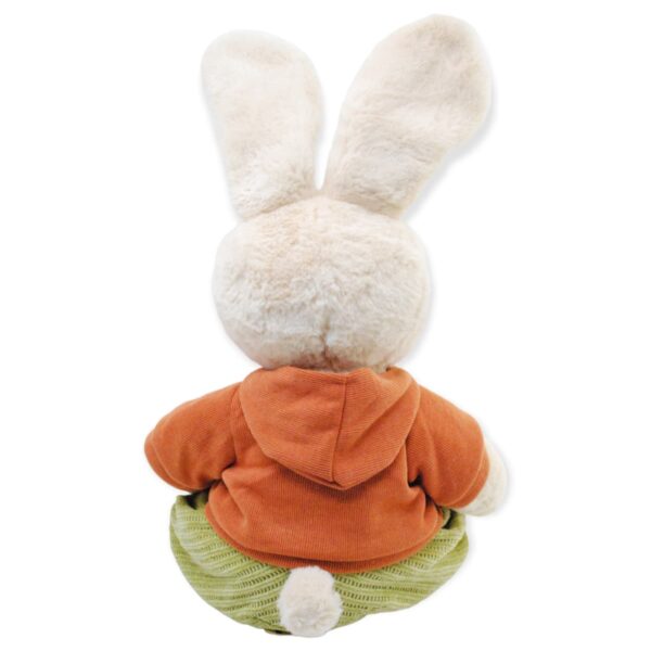 conejo de peluche grande sueter naranja 4