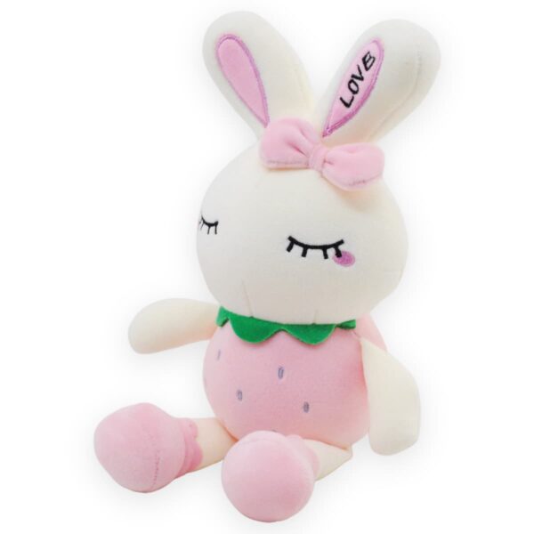 conejo de peluche playera fresa 2