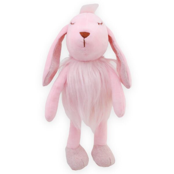 conejo de peluche rosa