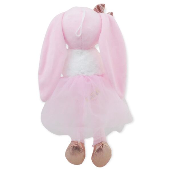 conejo de peluche rosa vestido rosa 4