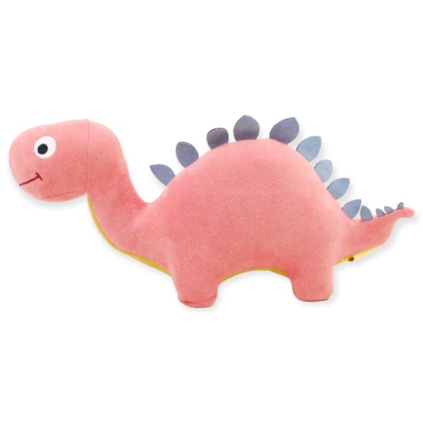 dinosaurio de peluche rosa 31 cm 3