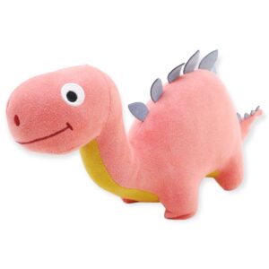 dinosaurio de peluche rosa 31 cm