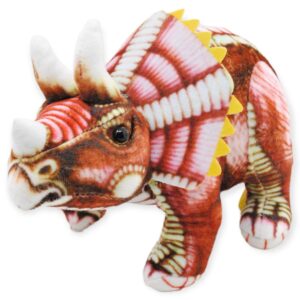 dinosaurio de peluche triceratops