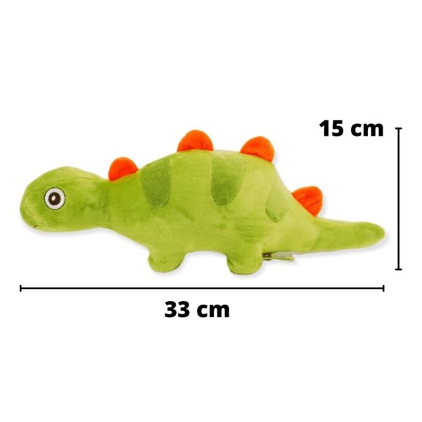 dinosaurio de peluche verde 33 cm 2