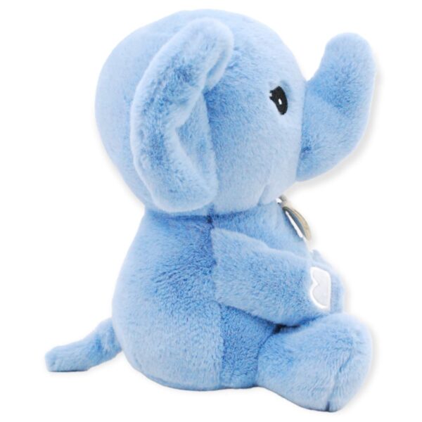 elefante bebe de peluche azul 4