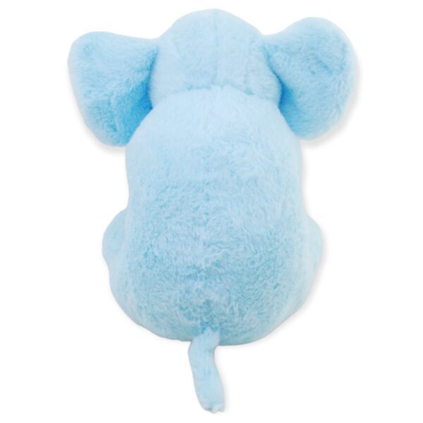 elefante de peluche azul grande 4