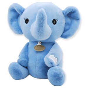 elefante de peluche bebe azul