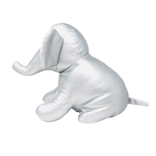 elefante de peluche color metalico 2