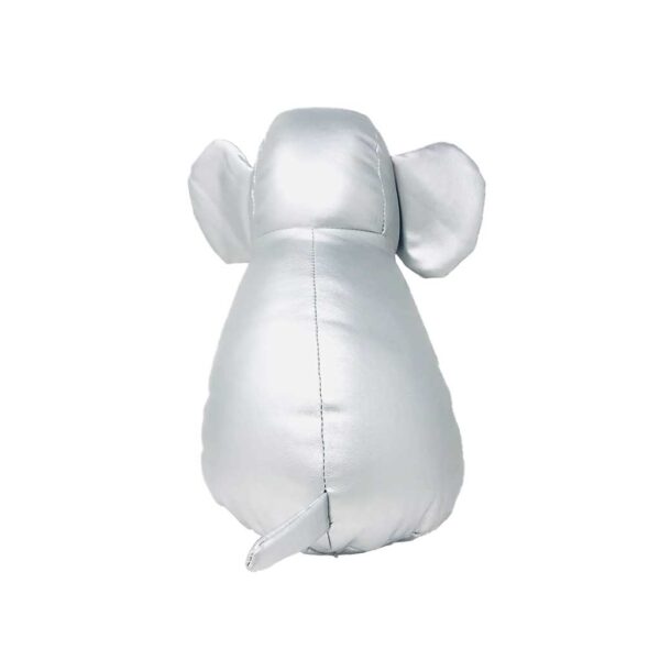 elefante de peluche color metalico 4