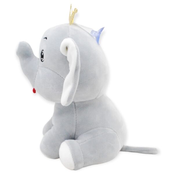 elefante de peluche con corona 4