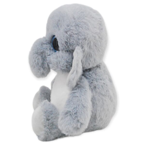 elefante de peluche con ojos azules 3