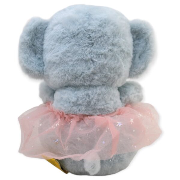 elefante de peluche con vestido rosa 4