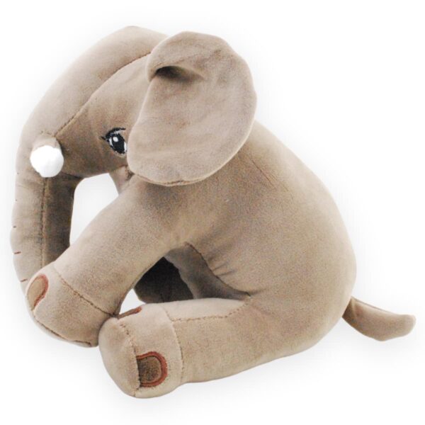 elefante de peluche enojado cafe 2