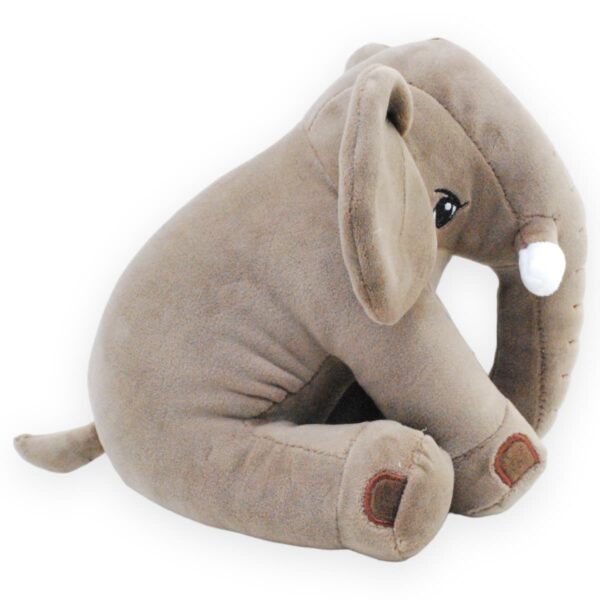 elefante de peluche enojado cafe 4