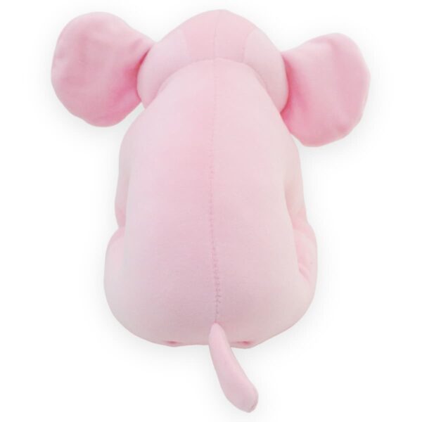 elefante de peluche enojado rosa 3