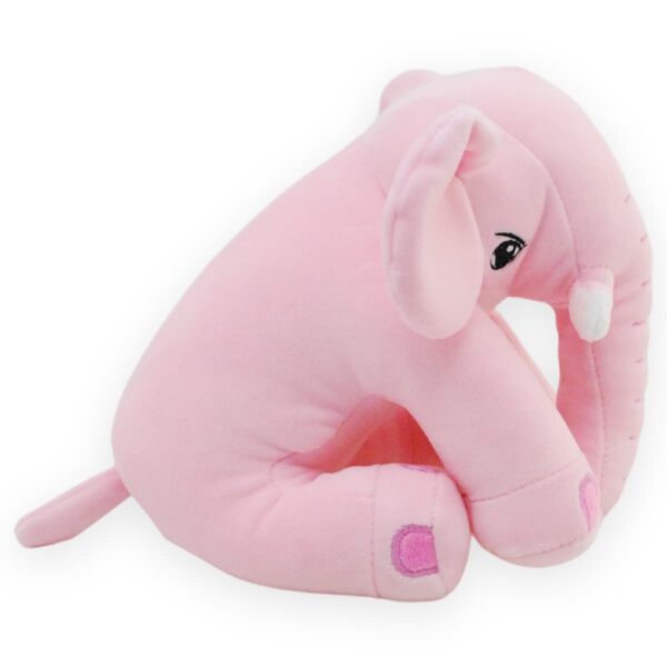 elefante de peluche enojado rosa 4