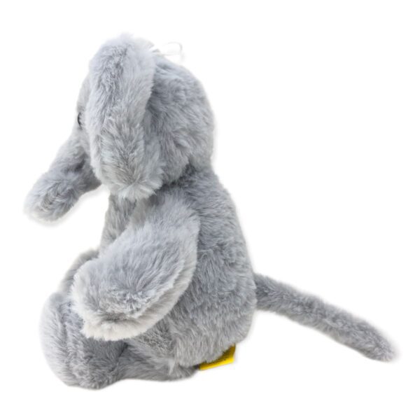 elefante de peluche gris alto 4