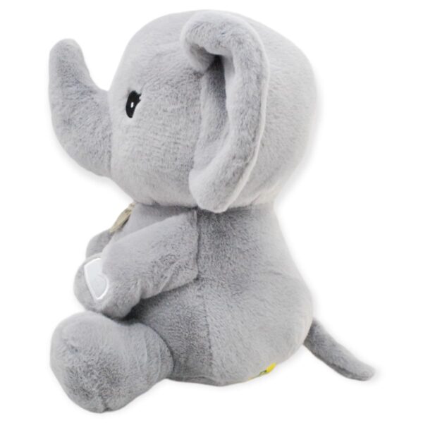 elefante de peluche gris bebe 3