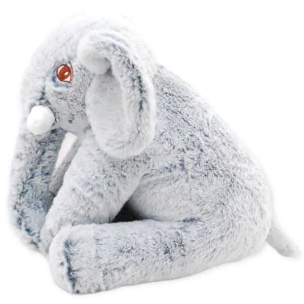 elefante de peluche gris grande 3