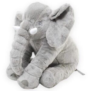 elefante de peluche gris grandee