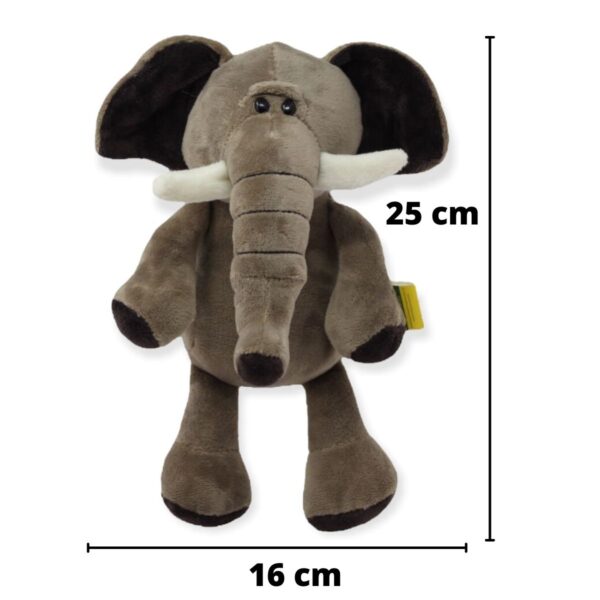 elefante de peluche gris oscuroo 2