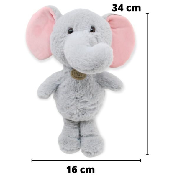 elefante de peluche orejas rosas 2