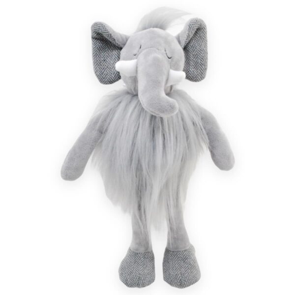 elefante de peluche peludo