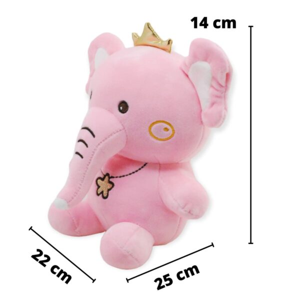 elefante de peluche rosa 2