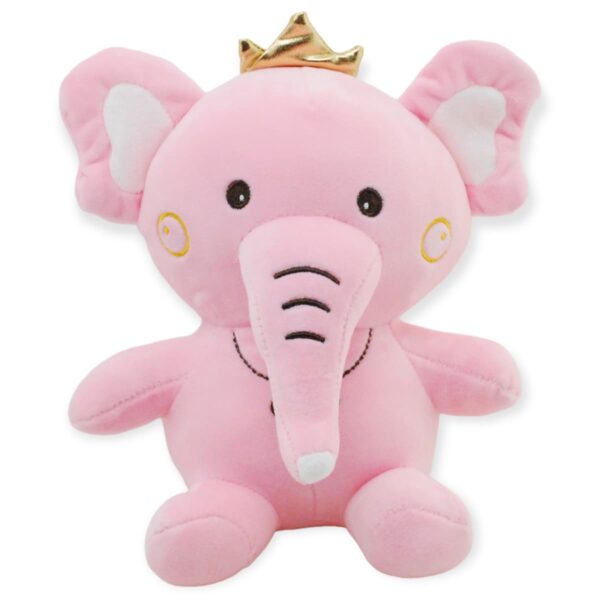 elefante de peluche rosa