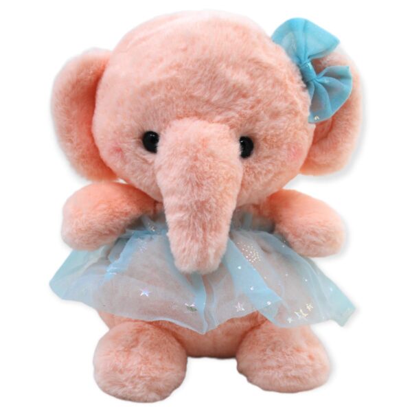 elefante de peluche rosa