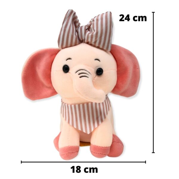 elefante de peluche rosa chiquito 2