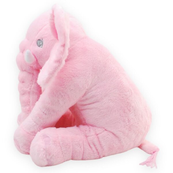 elefante de peluche rosa grande 2