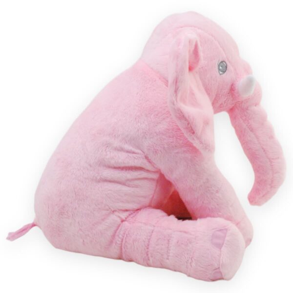 elefante de peluche rosa grande 4