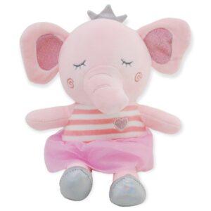 elefante de peluche rosaa