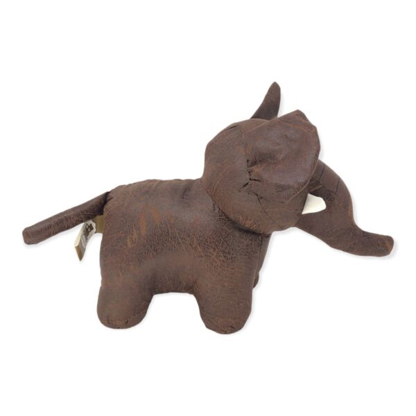 elefante mamut de peluche café 4